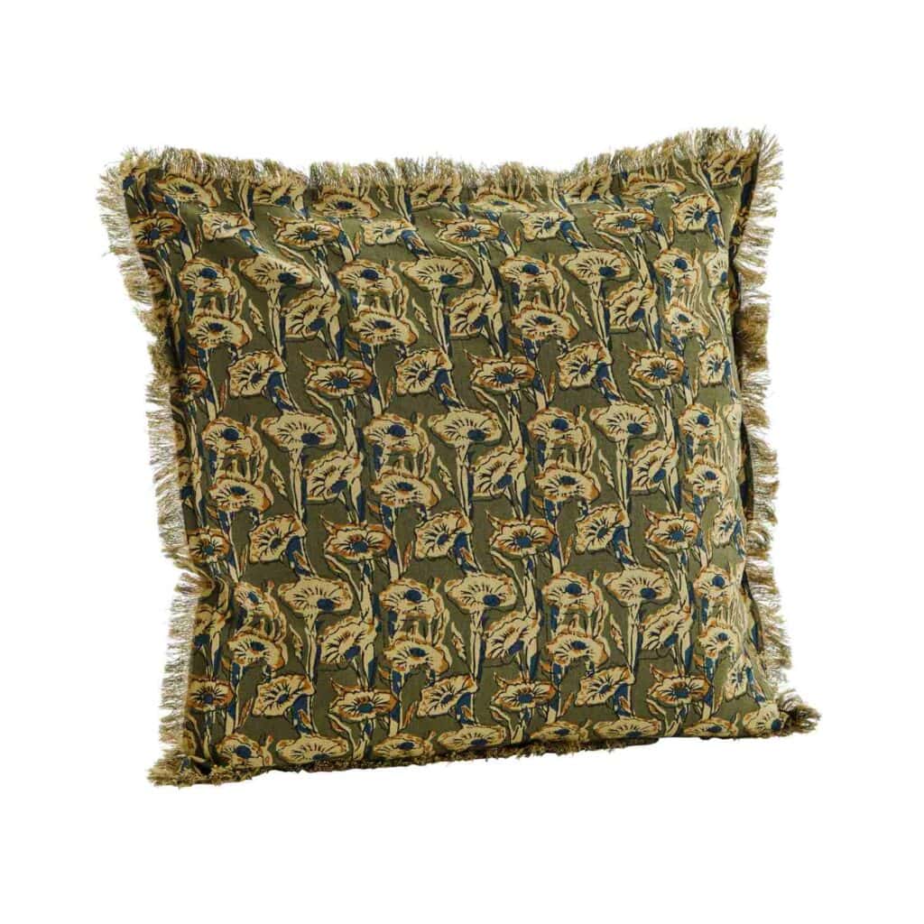 Housse De Coussin Olive Madam Stoltz Maison Emma