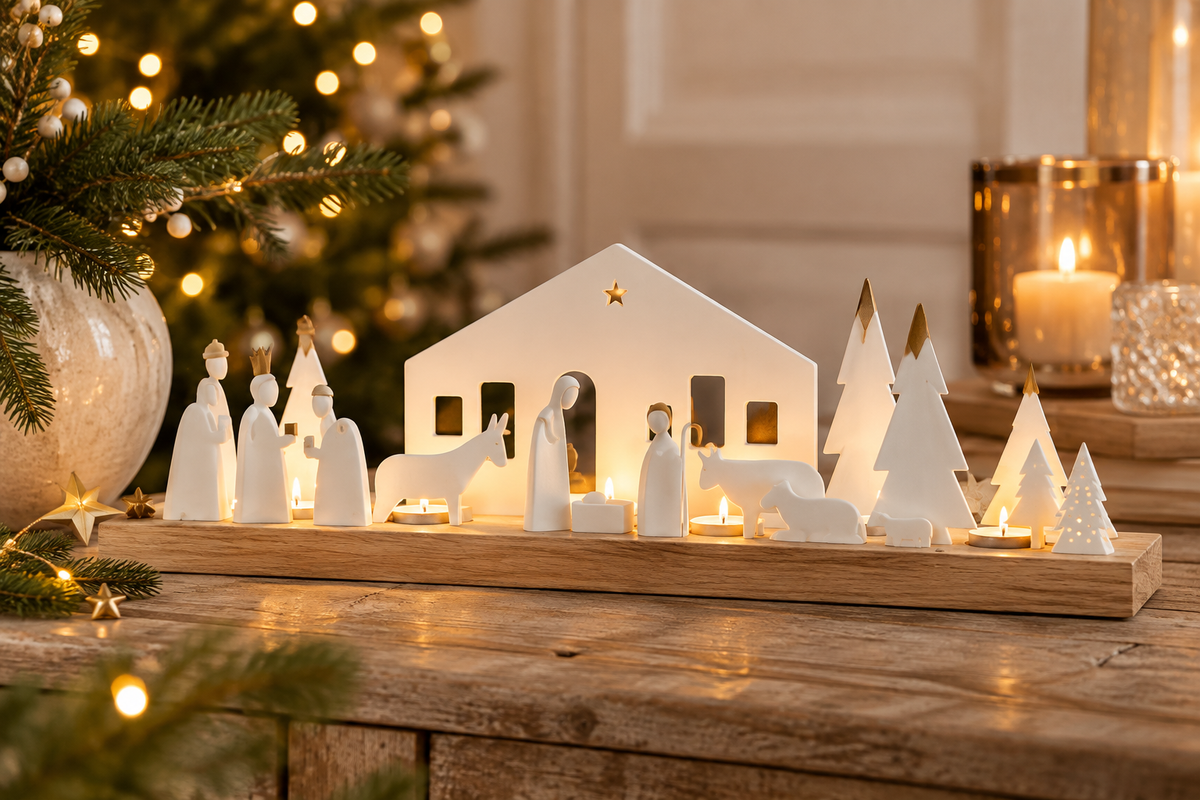 Crèche de Noël moderne : comment l’intégrer dans sa décoration ?