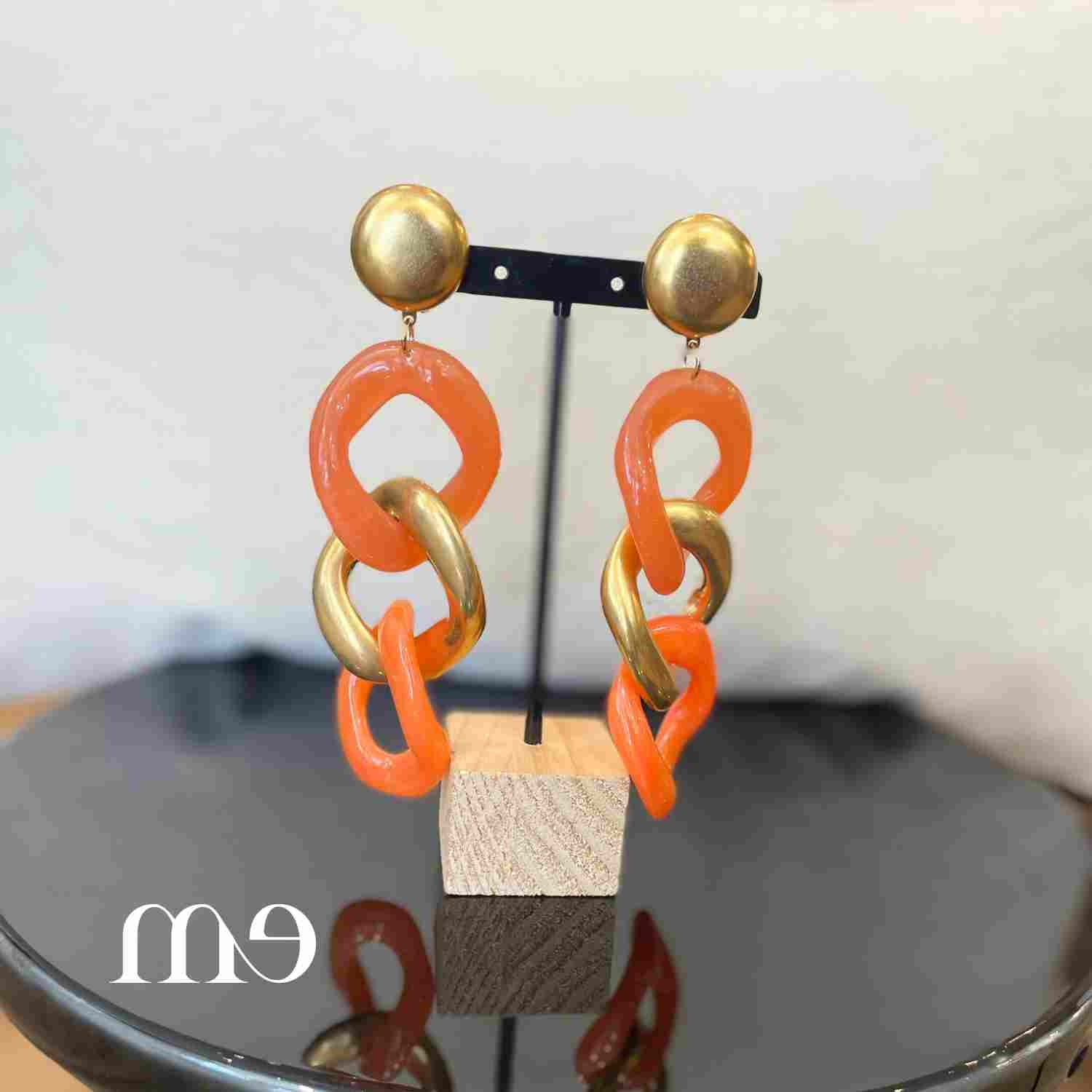 BO Clip maillon XL orange F Bramli