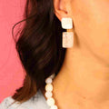 Boucles d’oreilles Nina Blanche