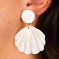Boucles d’oreilles Océane Blanche