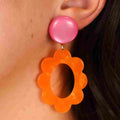 Boucles d’oreilles Poppy Orange