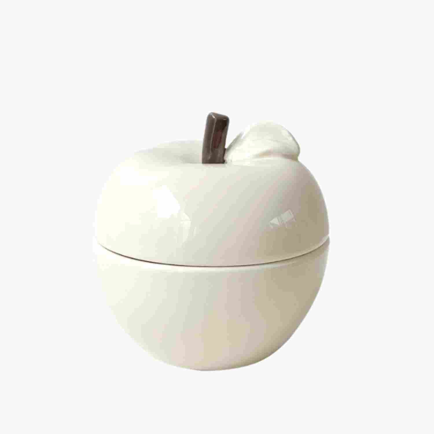 Bougie pomme en céramique