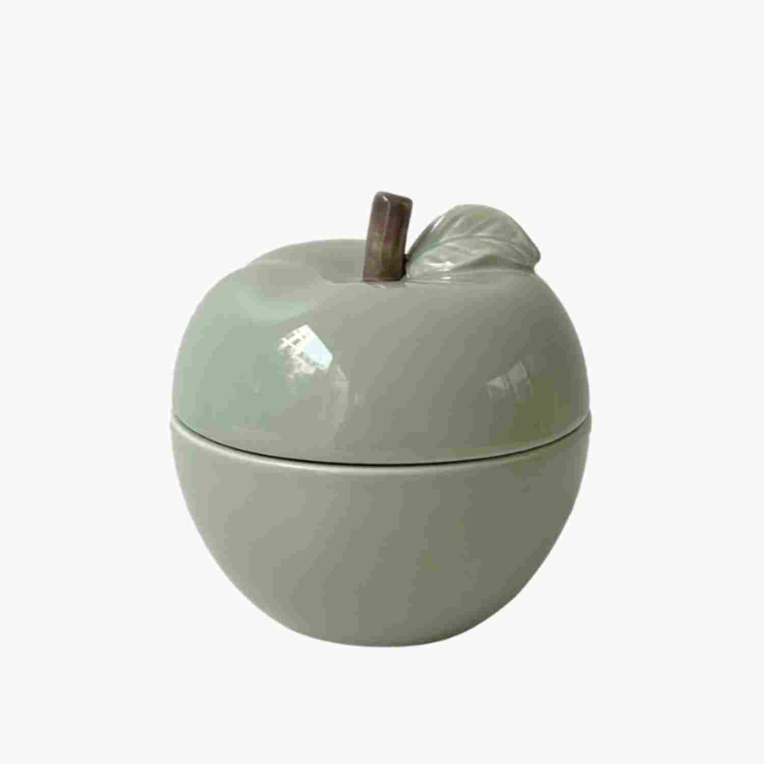 Bougie pomme en céramique