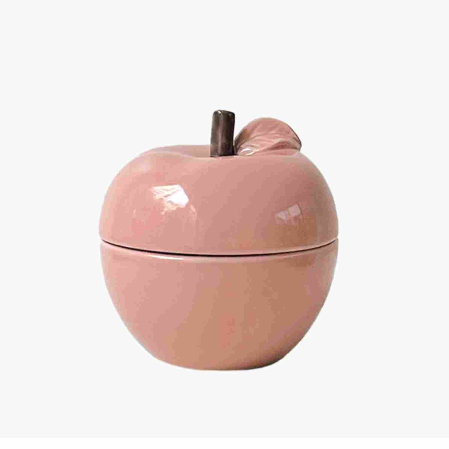 Bougie pomme en céramique