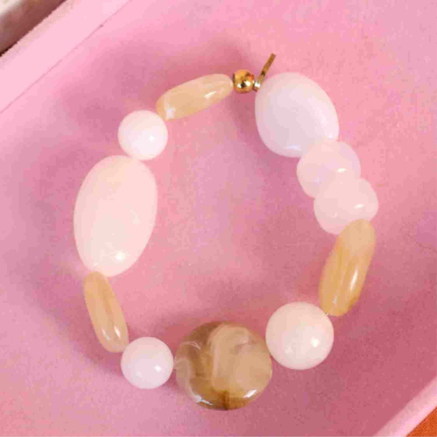 Bracelet Palma Crème & Blanc – Odette