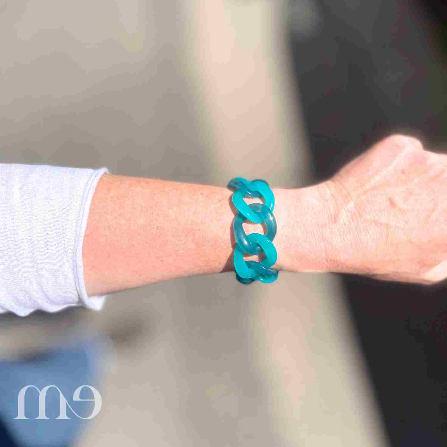 Bracelet maillon Emeraude