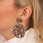 Boucles d’oreilles Alice champagne – Clips