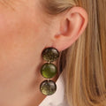 Boucles d’oreilles Suzanne kaki – Clips