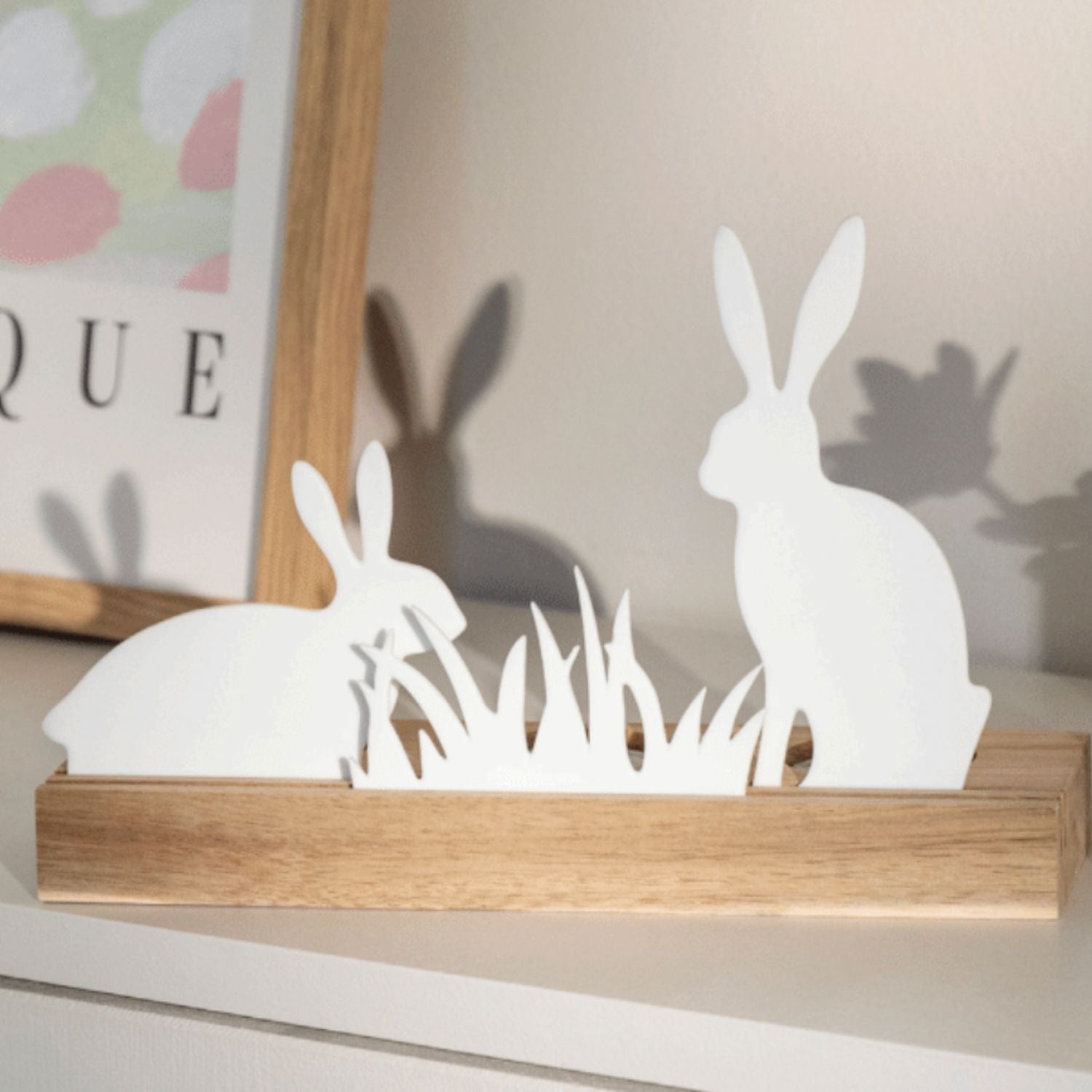 Bougeoir Lapin porcelaine et bois – Räder