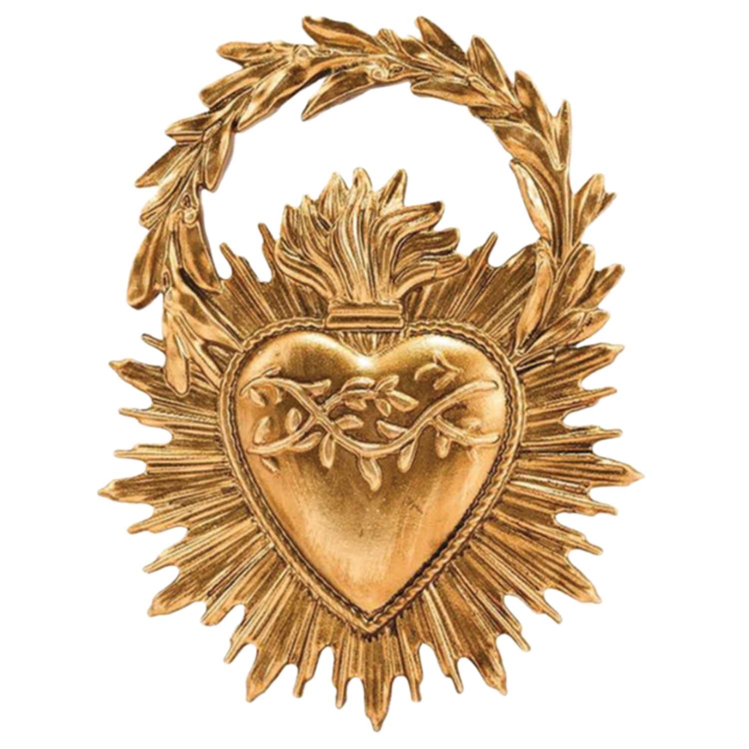 Ex-voto couronne dorée