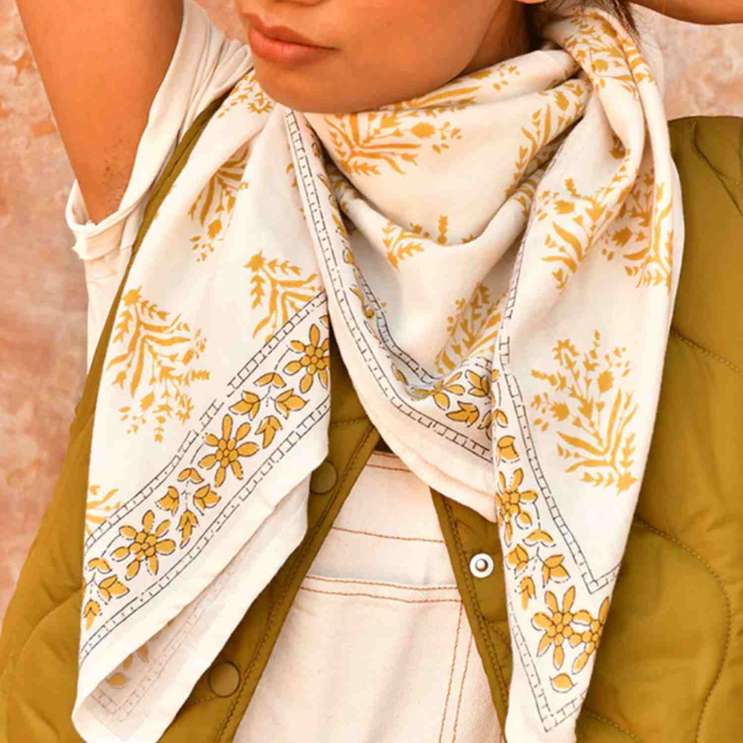 Foulard Galatie Écru – Byzantine