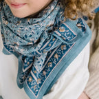 Foulard Folk Story Nuage – Bindi Atelier
