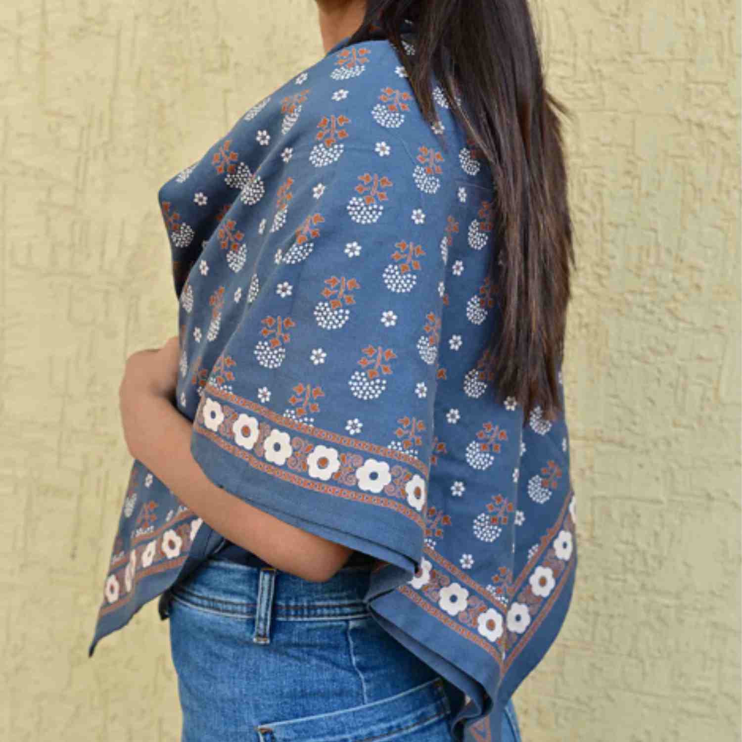 Foulard Anastase Bleu Marine – Byzantine