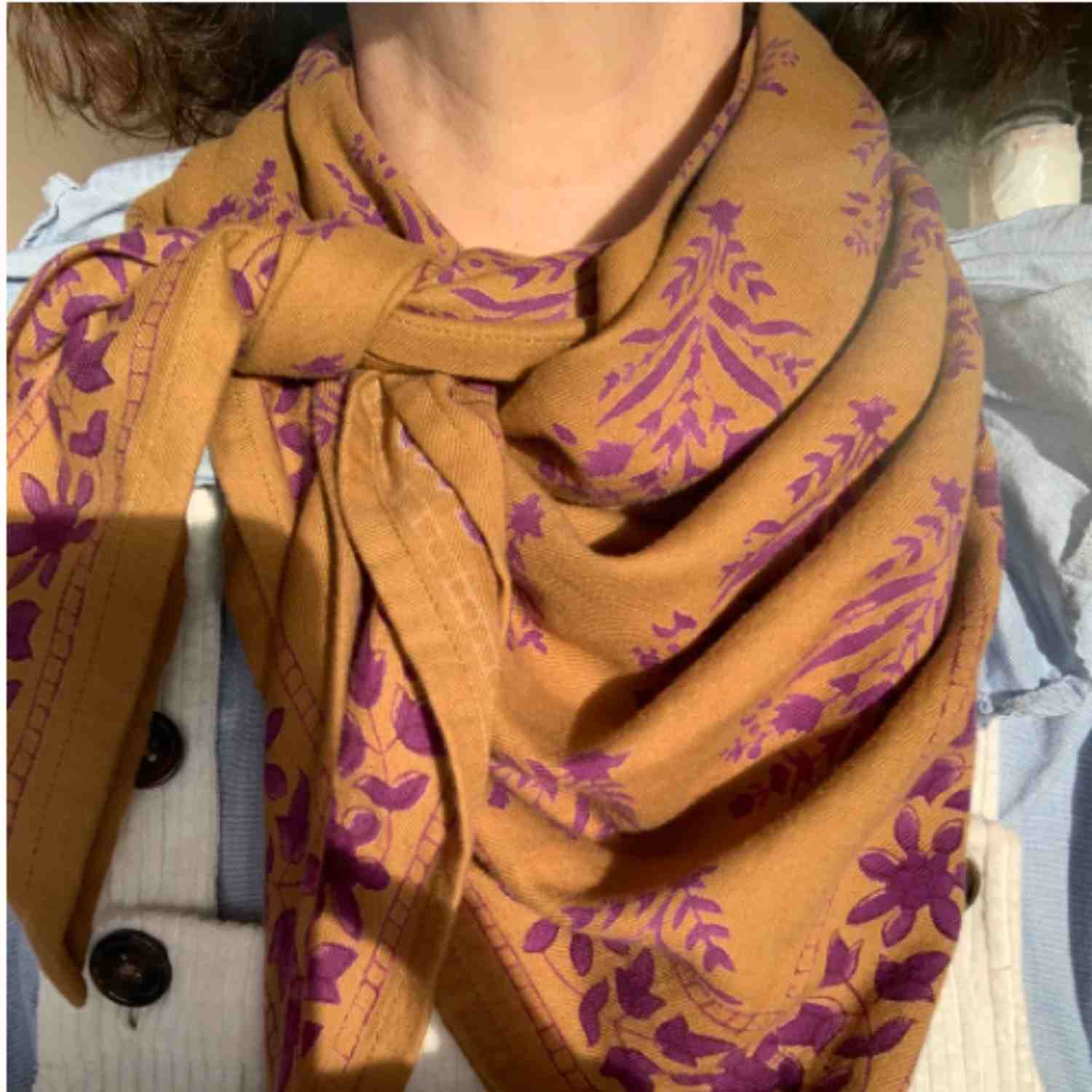 Foulard Galatie Caramel – Byzantine