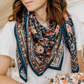 Foulard Goa Lagon – Bindi Atelier
