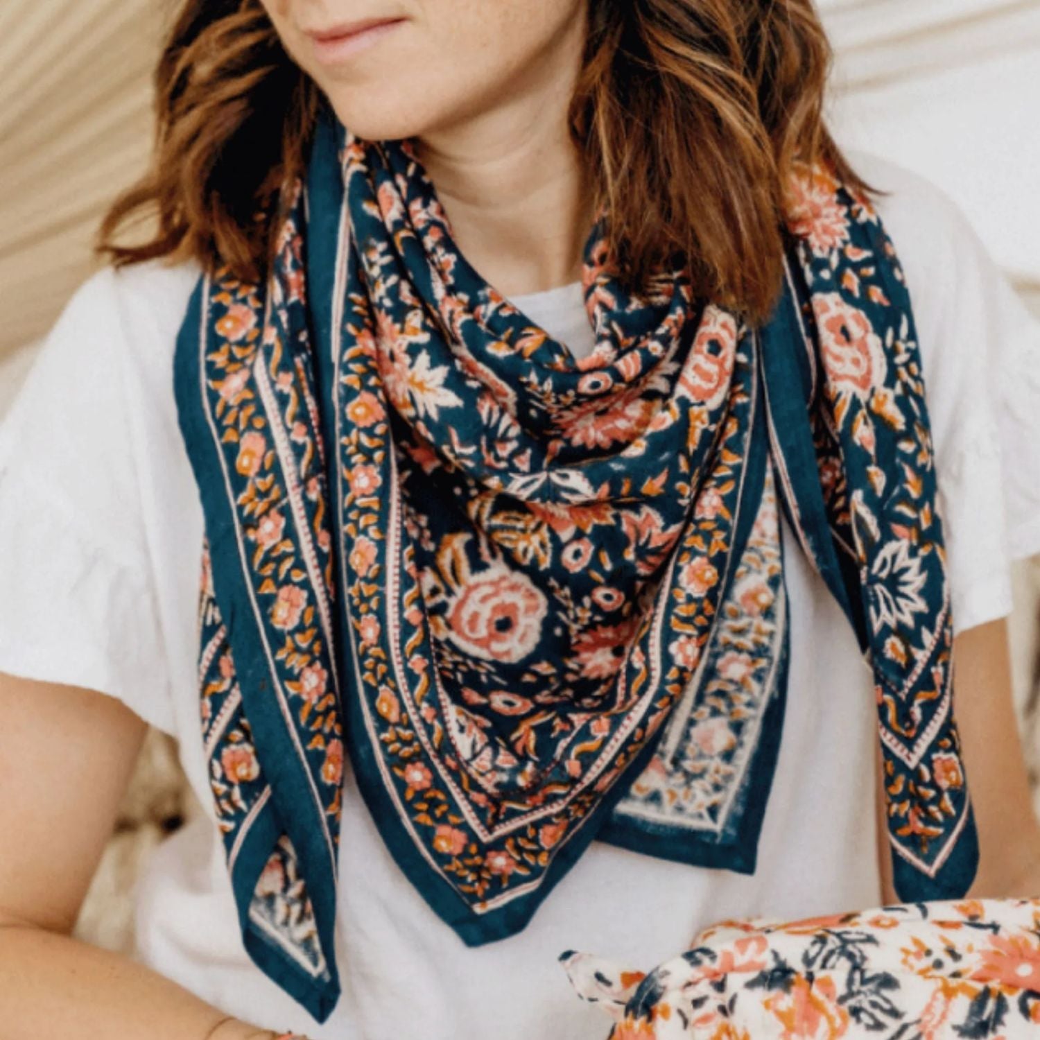 Foulard Goa Lagon – Bindi Atelier
