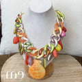 Collier maillon multico été F Bramli