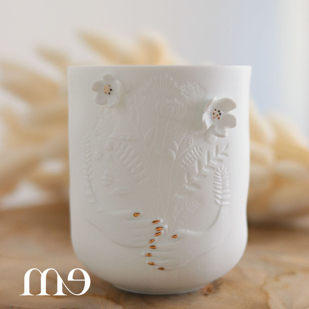 Photophore bouquet de fleurs Rader