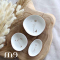 Set 3 coupelles dorées Räder