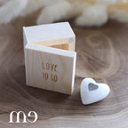 Coeur dans sa boite bois "Love to go" Räder