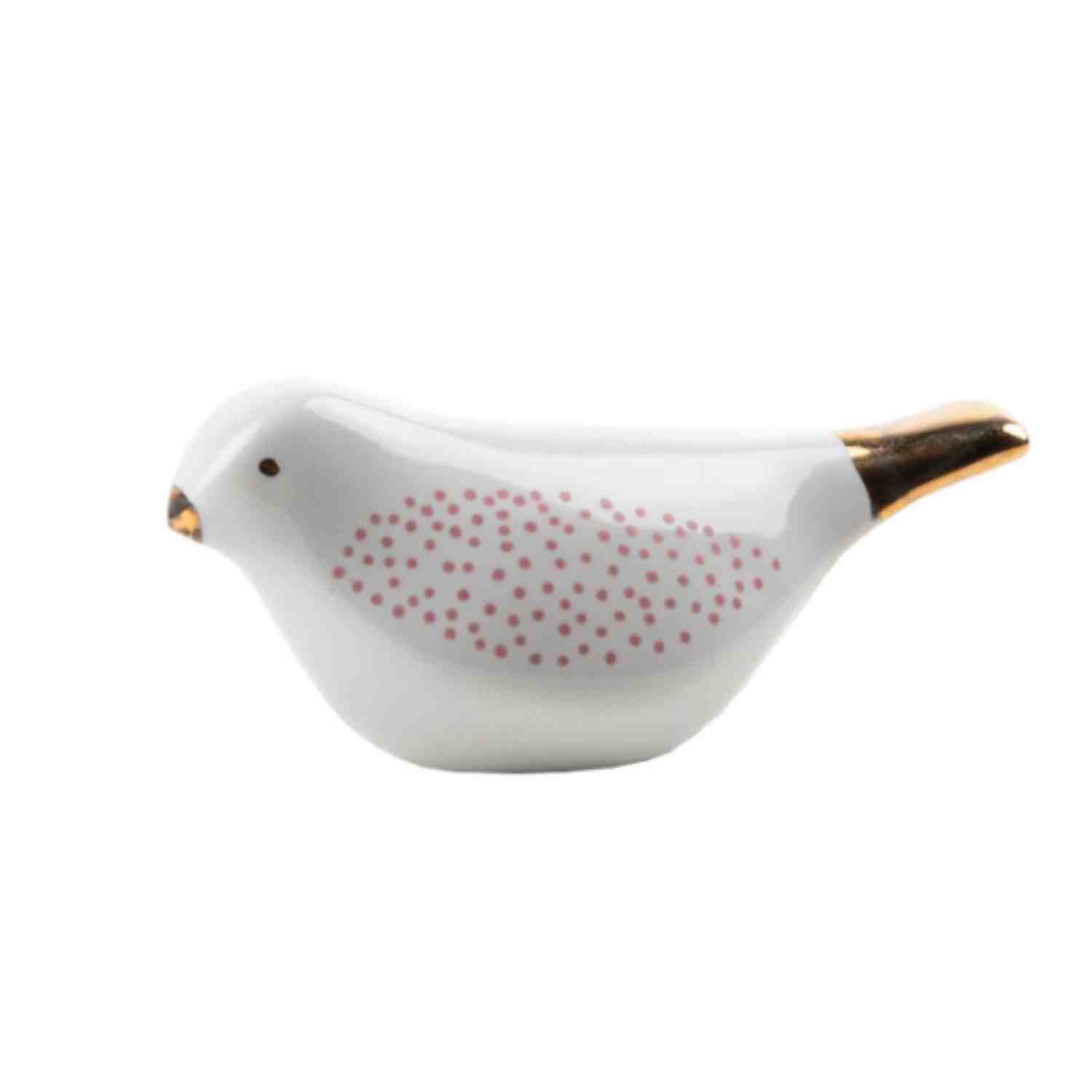 petit oiseau en faience à poser de la marque rader