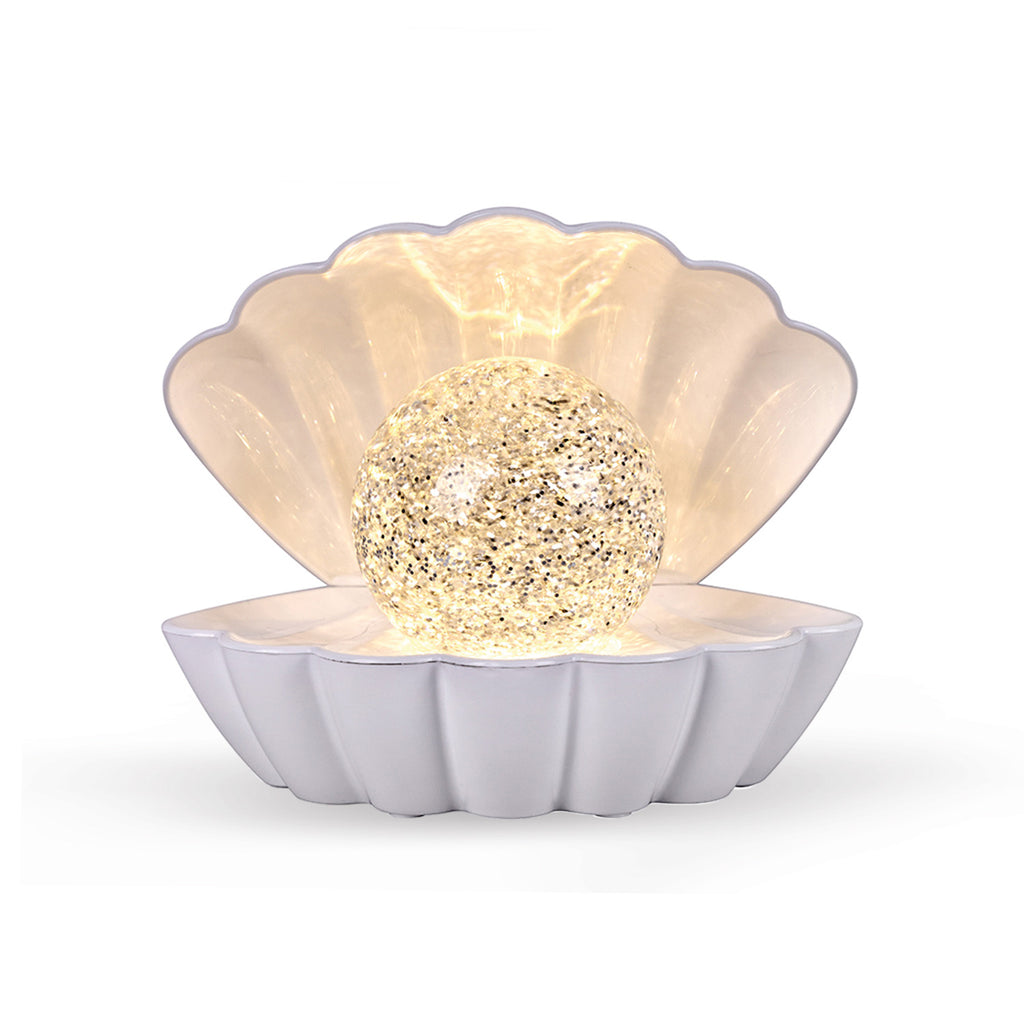 Lampe coquillage blanc