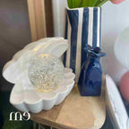 Lampe coquillage blanc