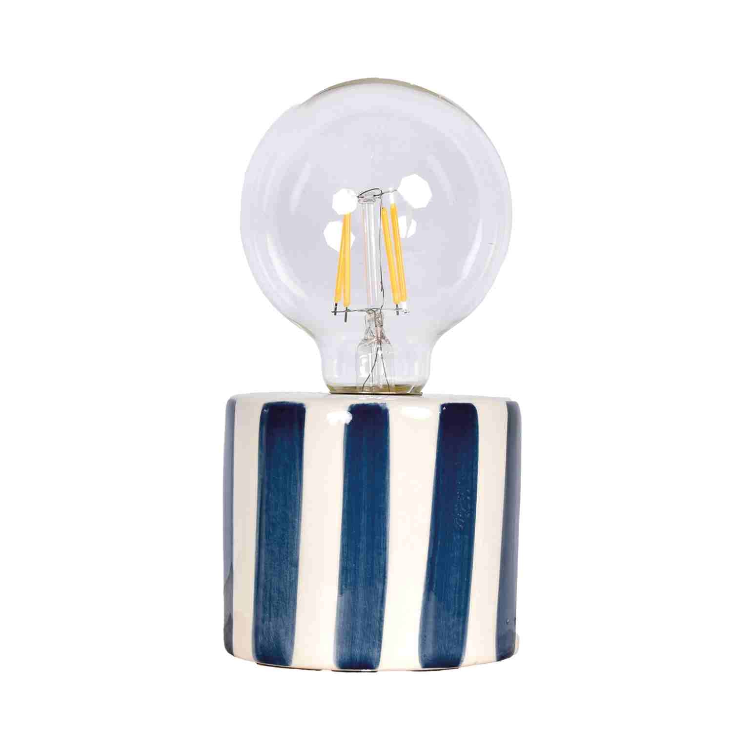 Lampe sans fil à rayure