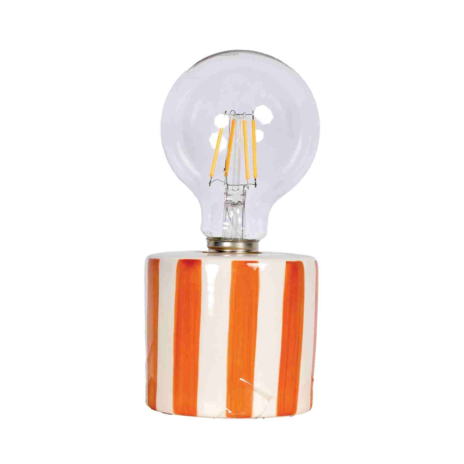 Lampe sans fil à rayure
