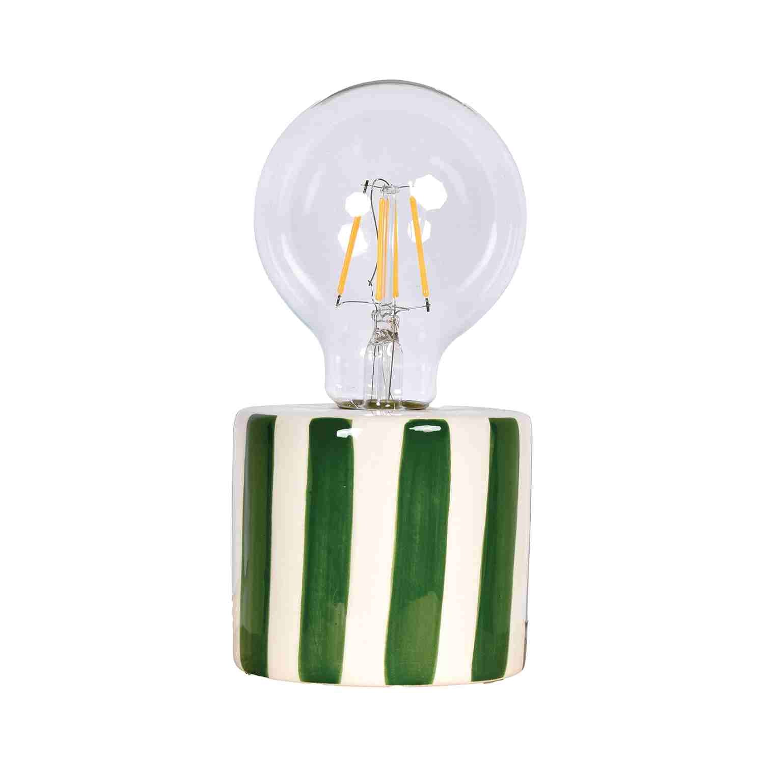 Lampe sans fil à rayure