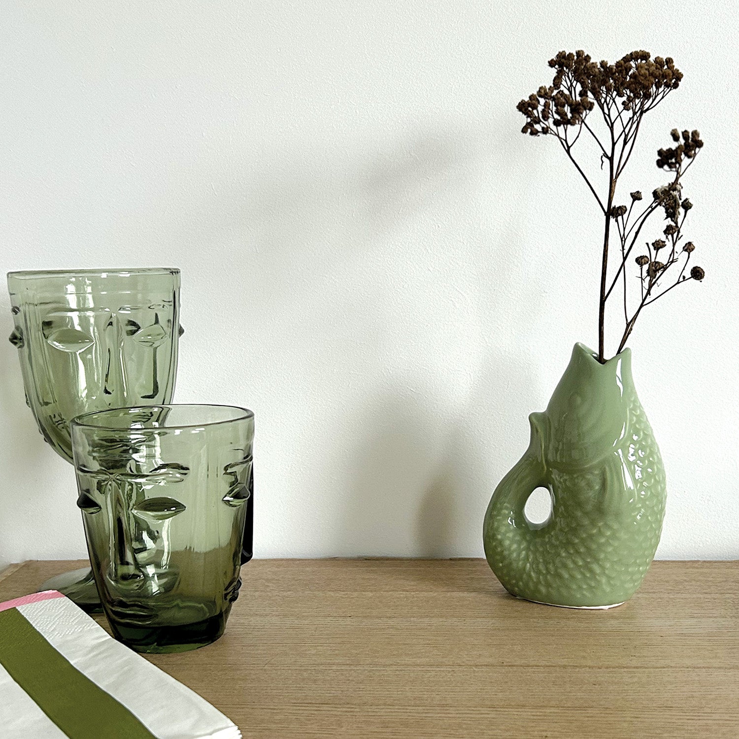 Mini vase poisson