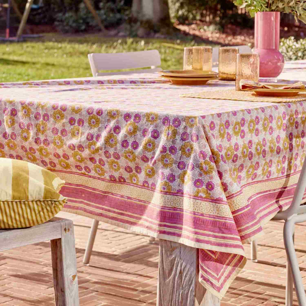 Nappe Pravar Cassis 170 x 250 cm – Bonheur du Jour