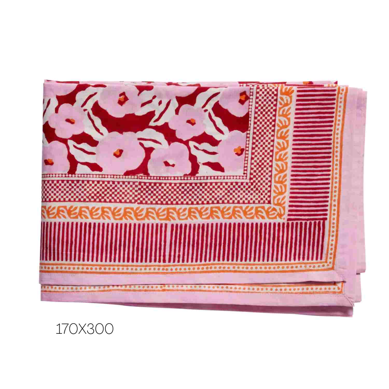 Nappe Chunni Bordeaux 170 x 300 cm – Bonheur du Jour
