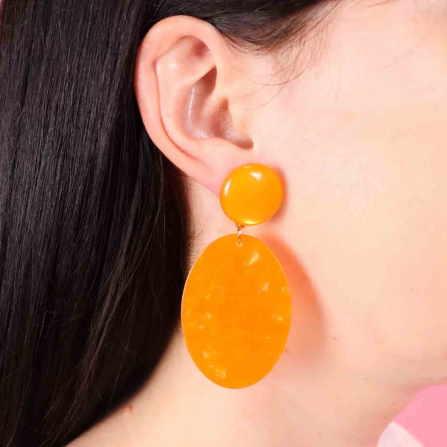 Boucles d’oreilles Inès Orange – Odette