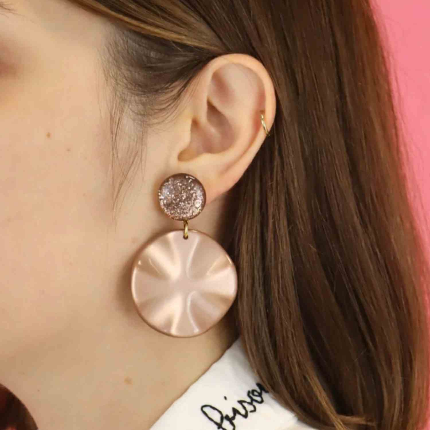 Boucles d’oreilles Livia Champagne – Odette