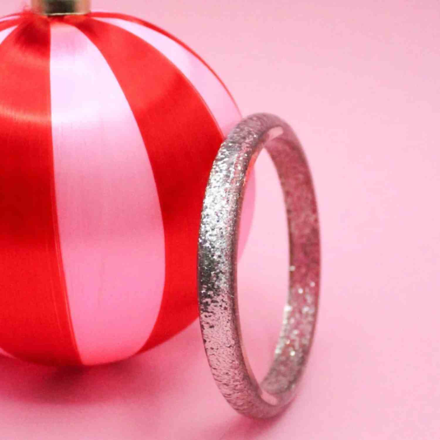 Jonc pailleté Argent – Odette