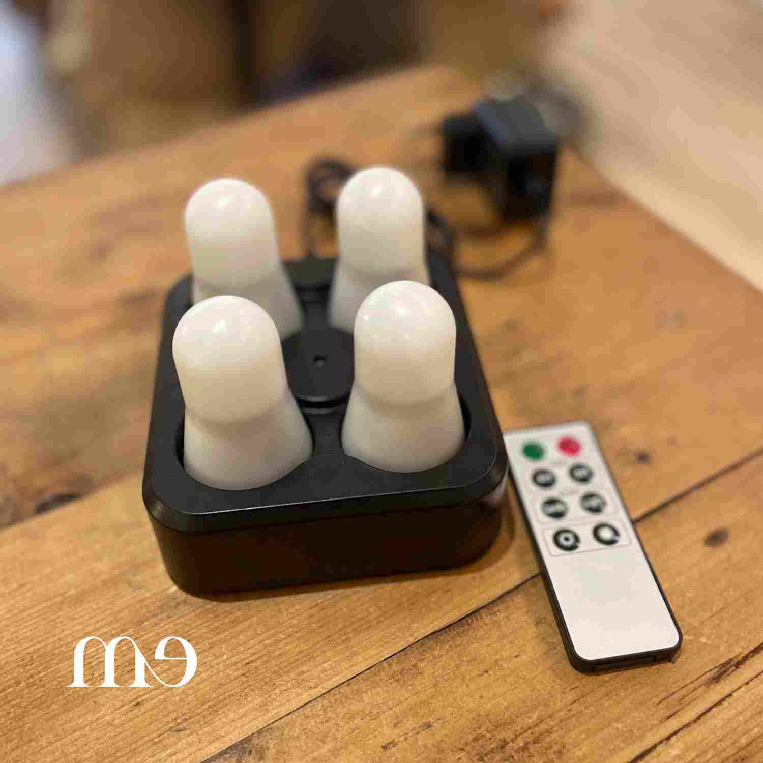 Bougie LED rechargeable x4 Lum-e