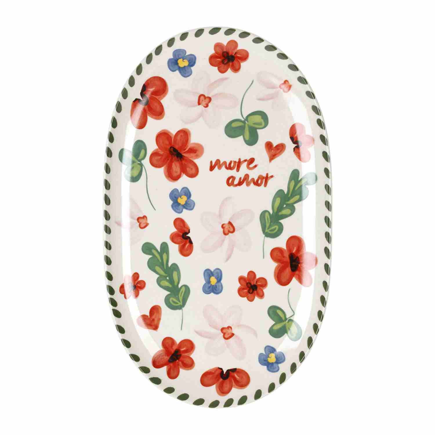 Plat ovale Bellagio « More Amore »