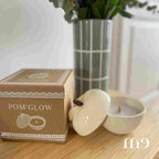 Bougie pomme en céramique