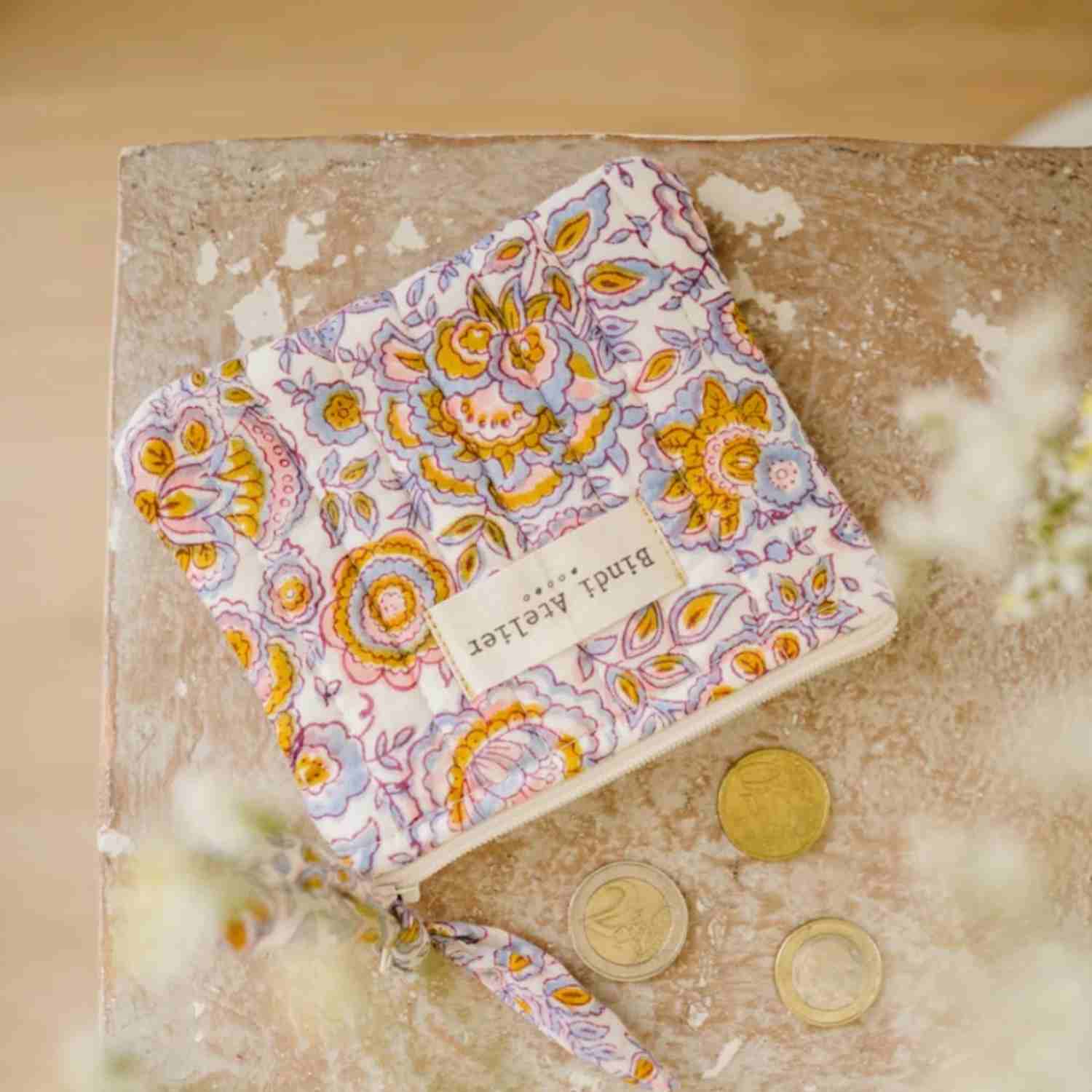 Porte-monnaie Garda Bleuet – Bindi Atelier