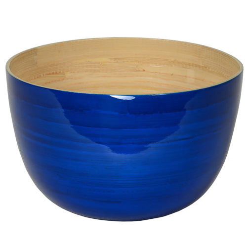 Saladier en bambou laqué 22x14 cm Albert