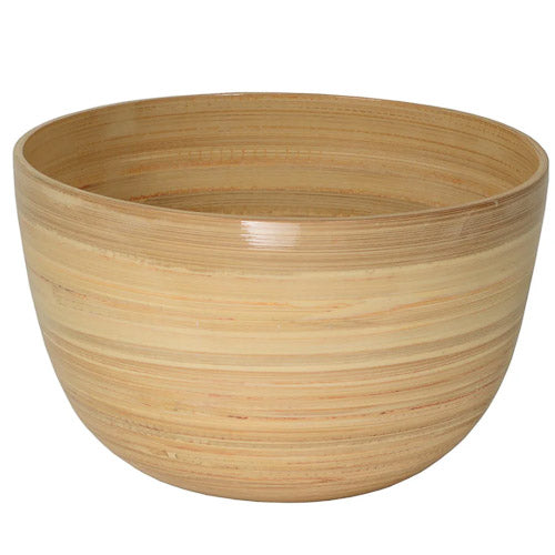Saladier en bambou laqué 22x14 cm Albert