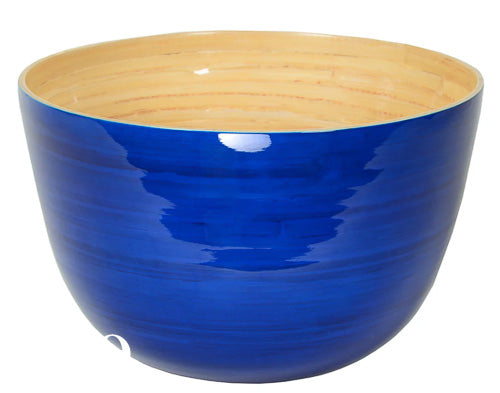 Saladier en bambou laqué 26x16 cm Albert