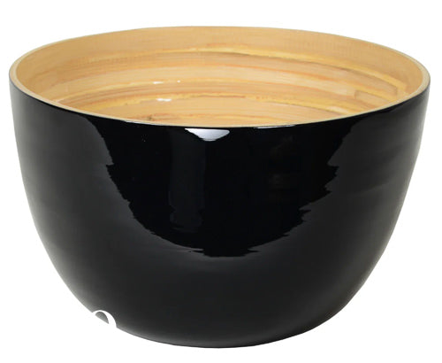 Saladier en bambou laqué 26x16 cm Albert