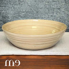 Saladier en bambou laqué 26x8 cm Albert