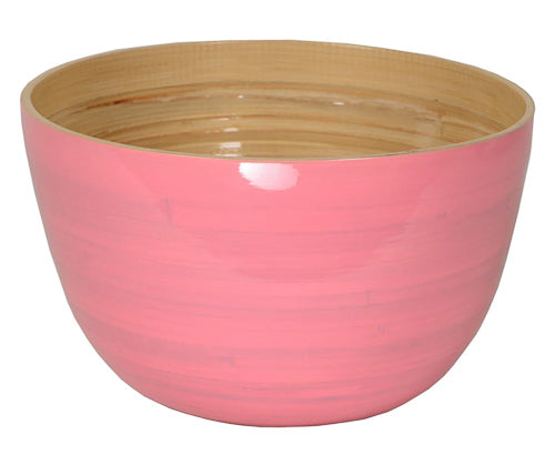 Saladier en bambou laqué 26x16 cm Albert