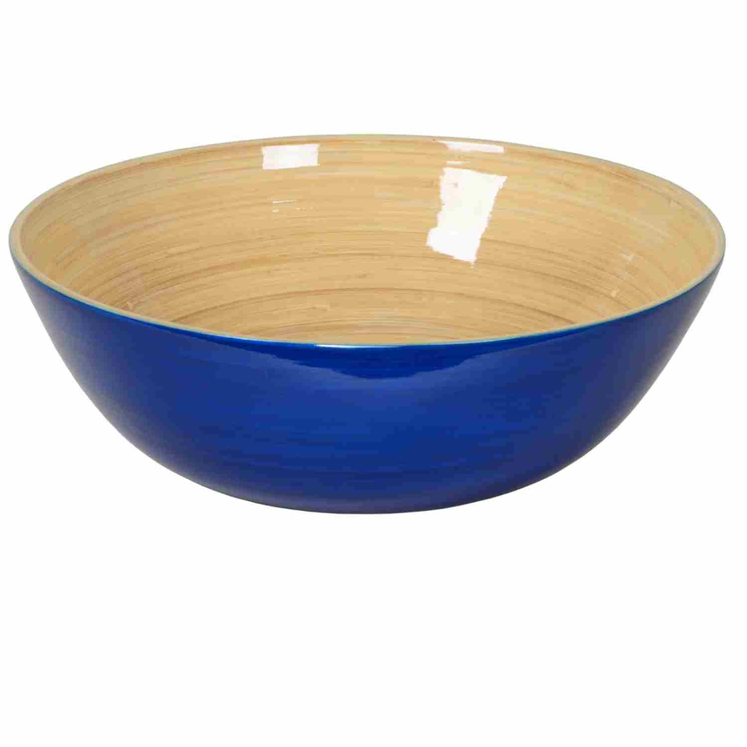 Saladier en bambou laqué 30 x 10cm Albert