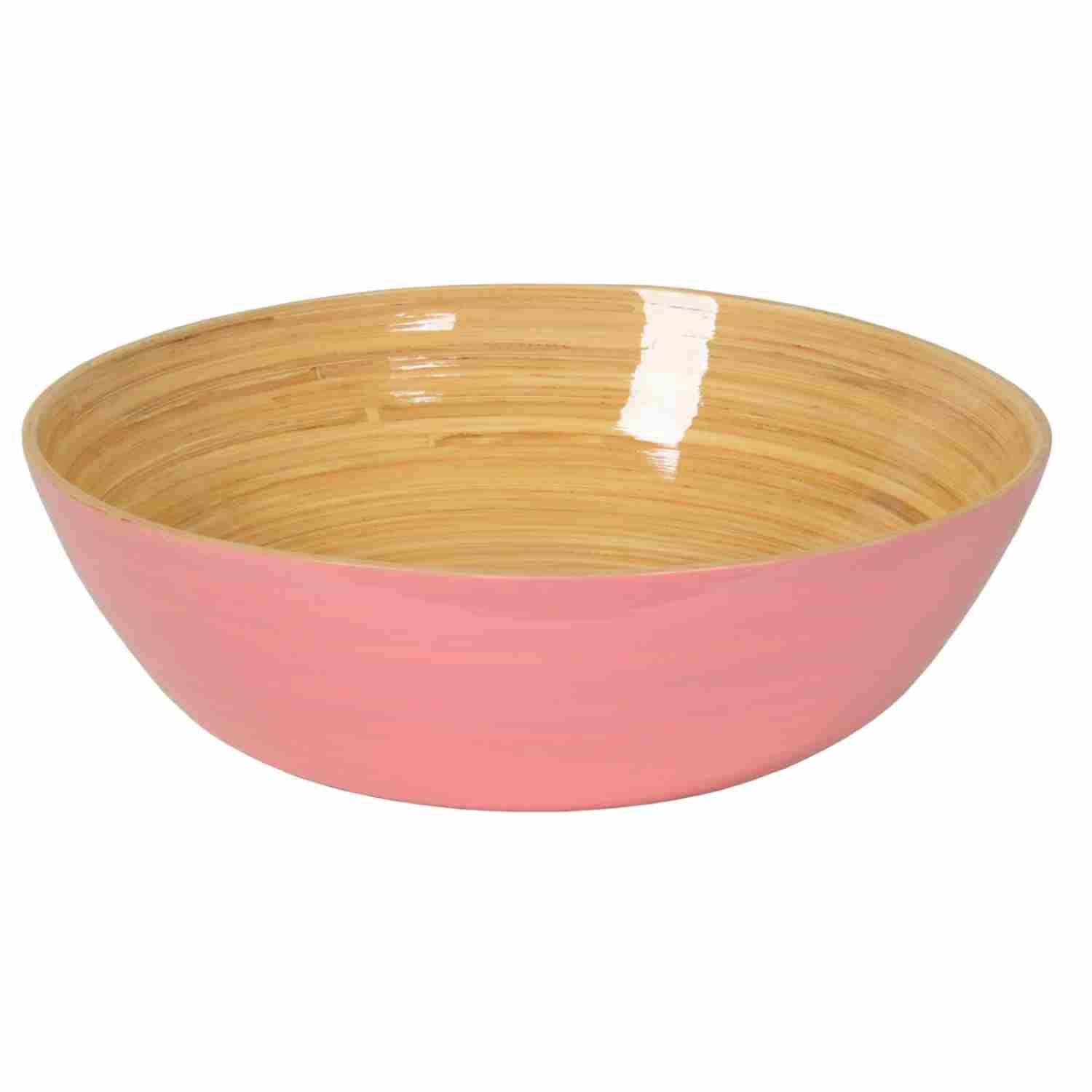 Saladier en bambou laqué 30 x 10cm Albert