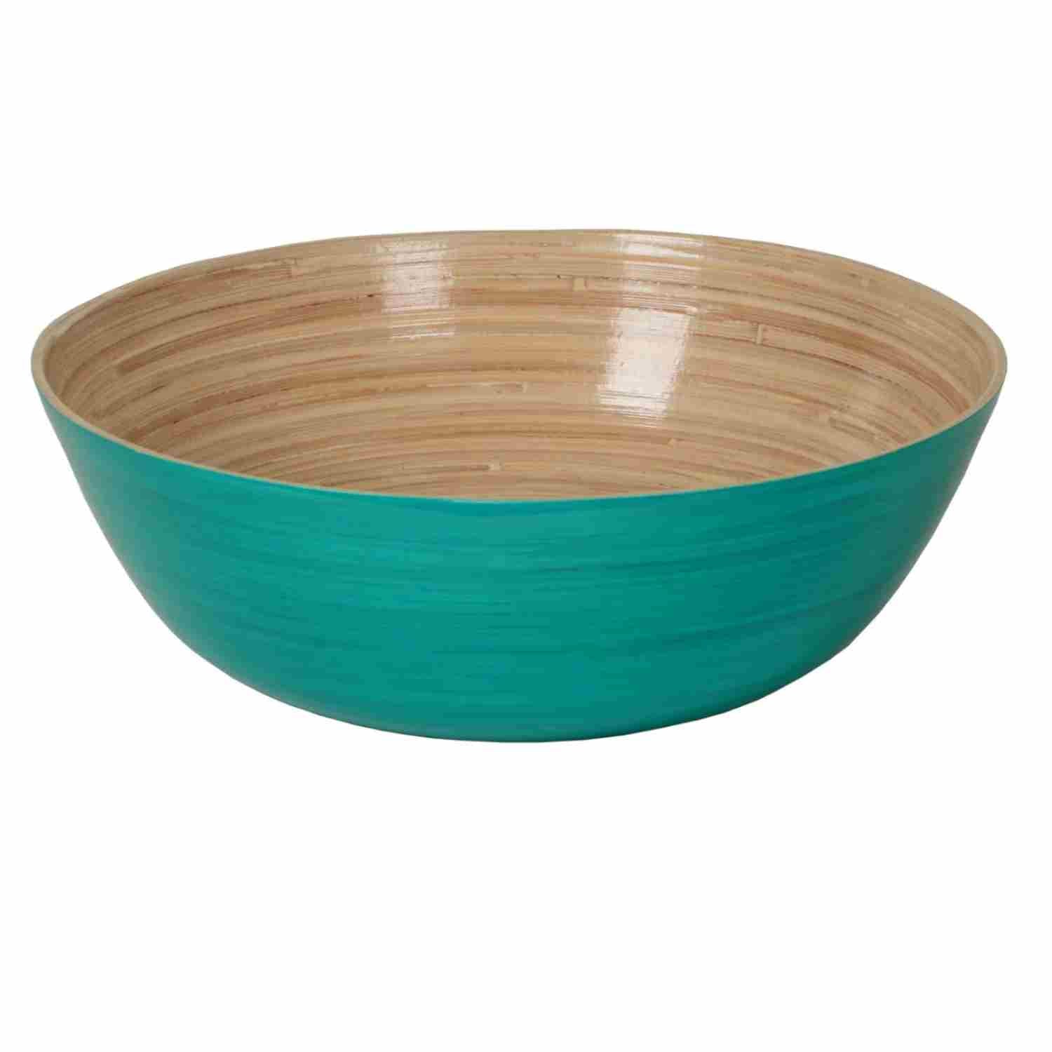 Saladier en bambou laqué 30 x 10cm Albert